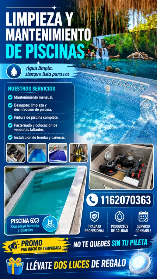 Rodríguez Construcciones - limpieza y mantenimiento de piscinas en La Matanza