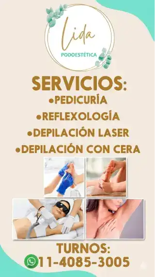 Lida Podoestética - pedicuría, depilación y reflexología en González Catán