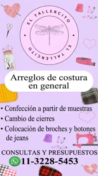 El Tallercito-costura-arreglos de ropa en Gonzalez Catán