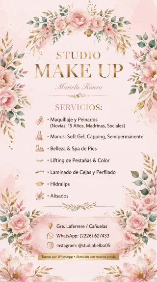 Studio Make Up Mariela Rivero en Laferrere y Cañuelas