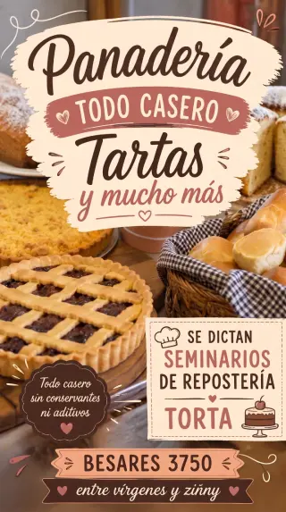 Tortas Dulces Creaciones - panadería casera y repostería