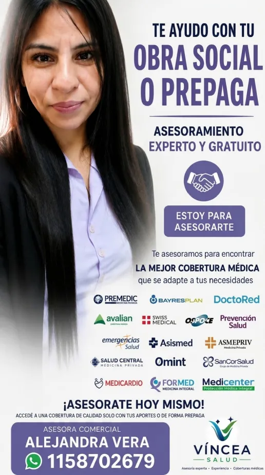 Víncea Salud - asesoramiento experto y gratuito en obra social y prepaga en Ramos Mejía